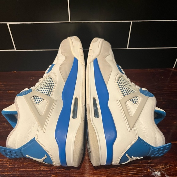 Air Jordan 4 Military Blue Size 11 No Box 2012 Release - Picture 5 of 9